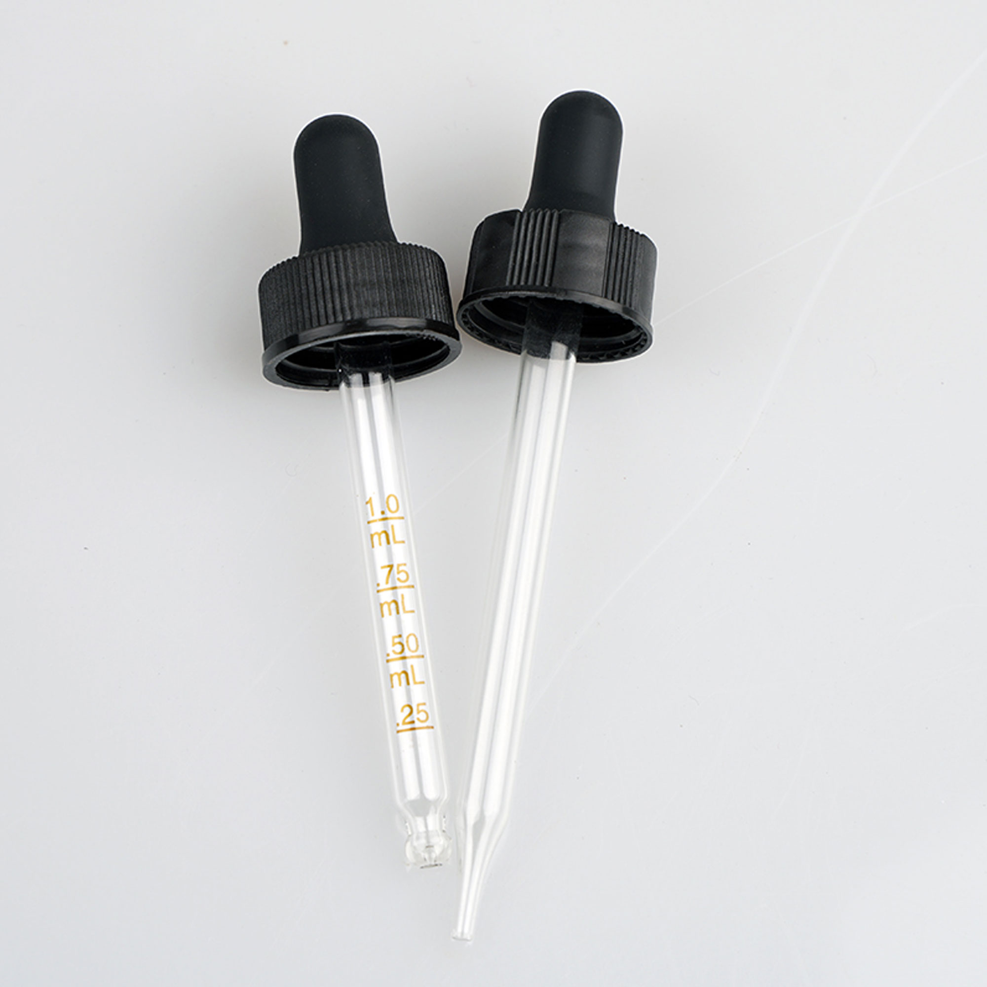 22-400 Dropper Cap with 108mm 109mm Length Plastic Pipette