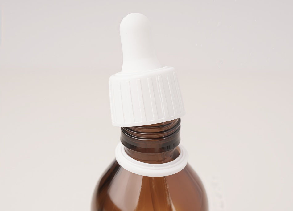 24mm Tamper Evident Dropper Cap