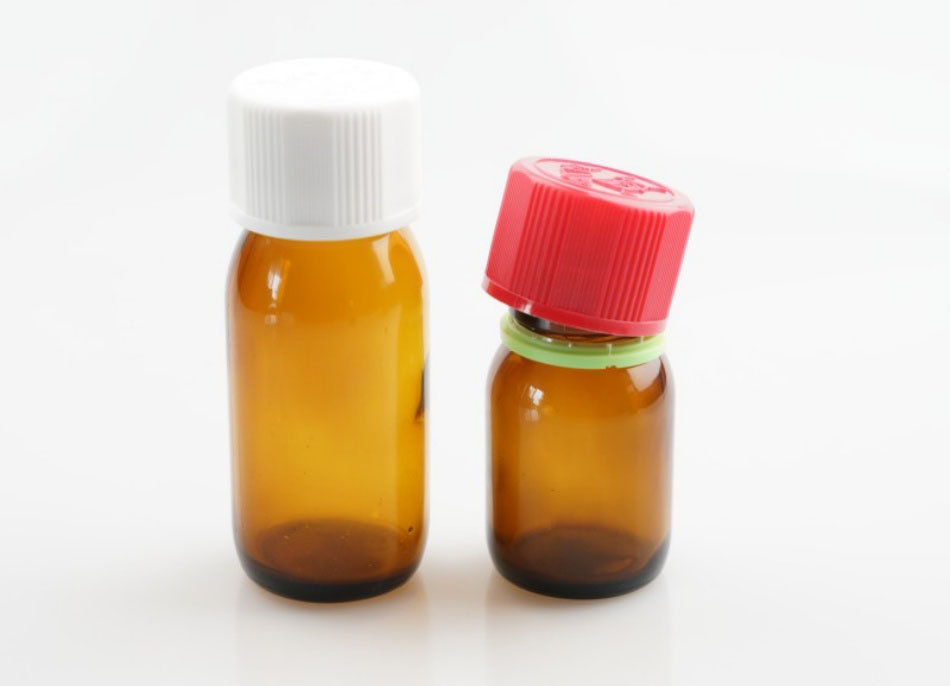 Tamper Evident Child Resistant Oral Liquid Cap